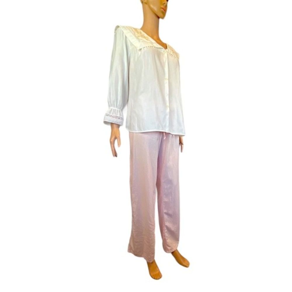 Vintage Derek Heart Pajama Lounge “Initialed S” Pants |L - Picture 10 of 16